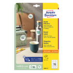 Етикети Avery кръг ф51 A4 15ет 10л