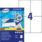 Етикети Avery Eco 105/148 A4 4ет 100л - Image 2