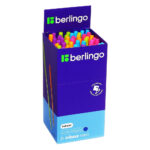 Химикалка Berlingo Tribase Neon0.7мм син - Image 4