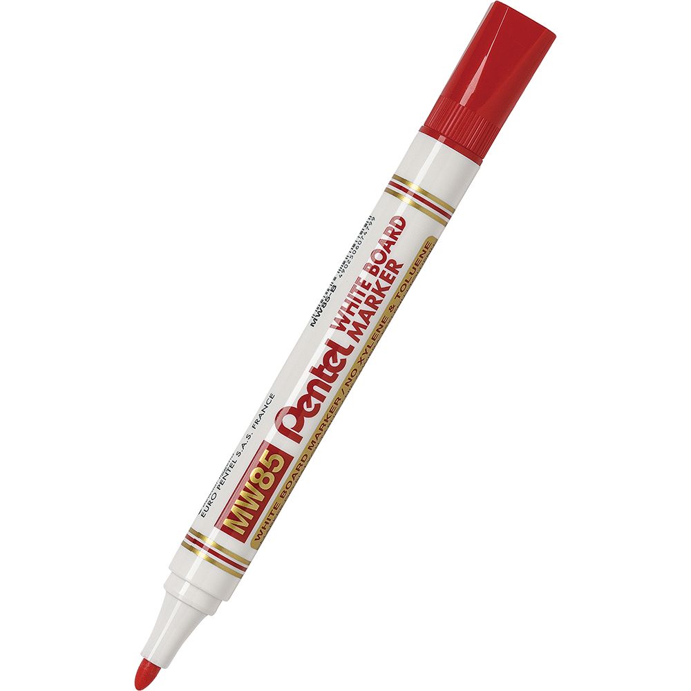 060820266a74cb8320ceb.jpeg Борд маркер Pentel MW85 объл червен - Image 1