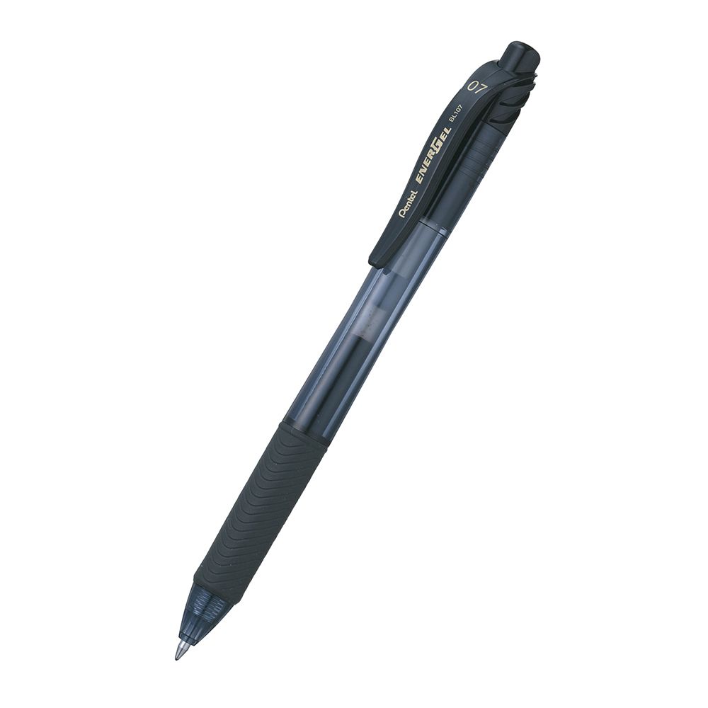 060820266a74cb9f0a77b.jpeg Ролер Pentel Energel BL107 0.7 мм черен - Image 1