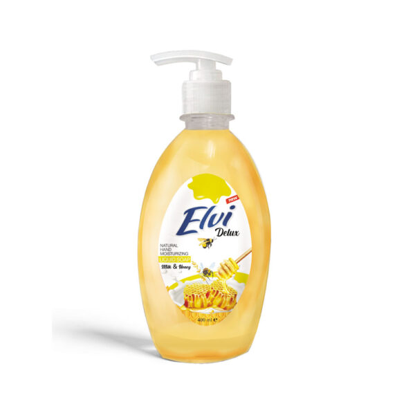 Течен сапун Elvi помпа Milk&Honey 400 мл