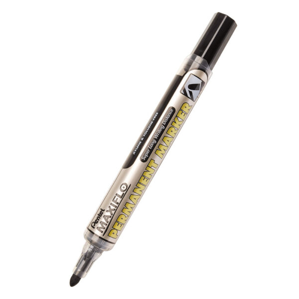 Перм. маркер Pentel Maxiflo объл черен