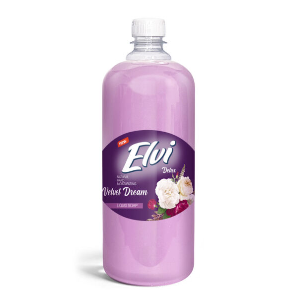 Течен сапун Elvi пълнител VelvetDream 1л