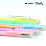 Ролер Pentel Hybrid Milky 0.8 мм син - Image 5