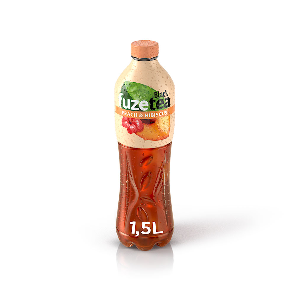 060820266a74d1091ccb1.jpeg Студен чай Fuzetea Праскова/Хибискус1.5л - Image 1