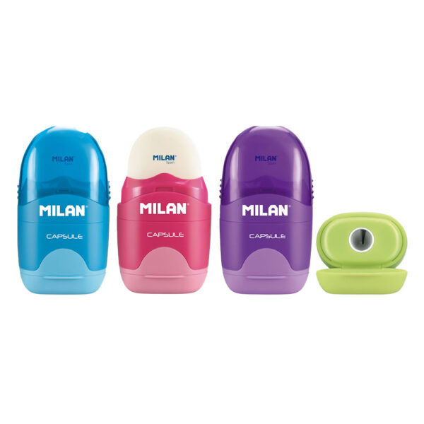 Острилка MILAN Capsule Neon с гума