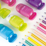 Острилка MILAN Capsule Neon с гума - Image 3