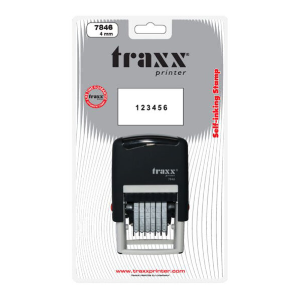 Номератор Traxx 7846 6 цифри H4.0