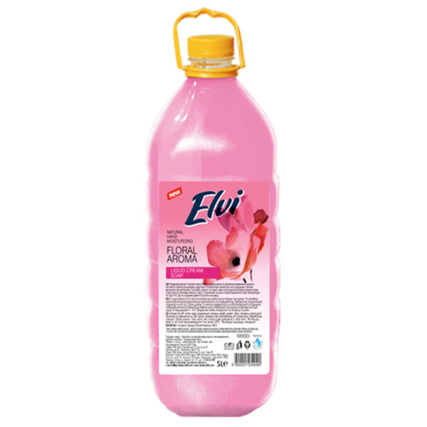 Течен сапун Elvi пълнител Floral 5л