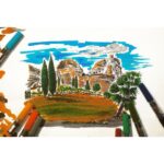Маркер четка Pentel Colour Brush розов - Image 4