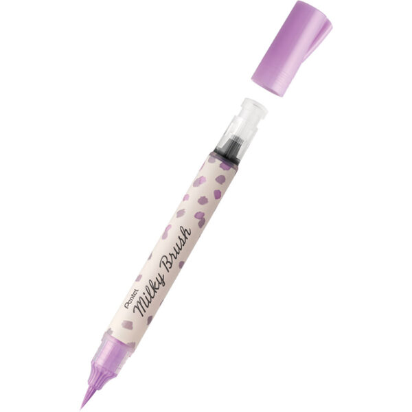 Маркер четка Pentel Milky Brush виолет