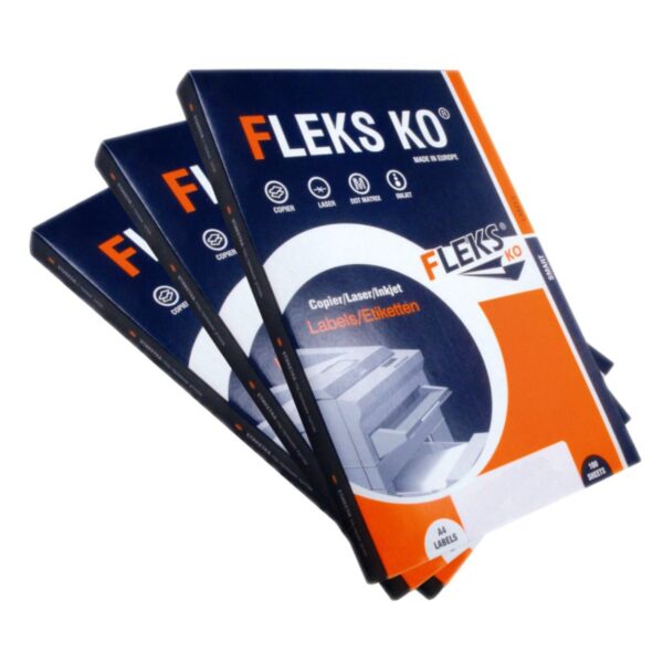 Етикети Fleks Ko 70/37 A4 24ет 100л