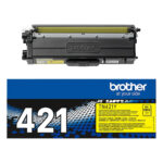 Тонер Brother TN-421 Y L8260CDW орг 1.8k