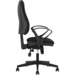 Стол Offix Ibra Ergo дамаска черен - Image 3